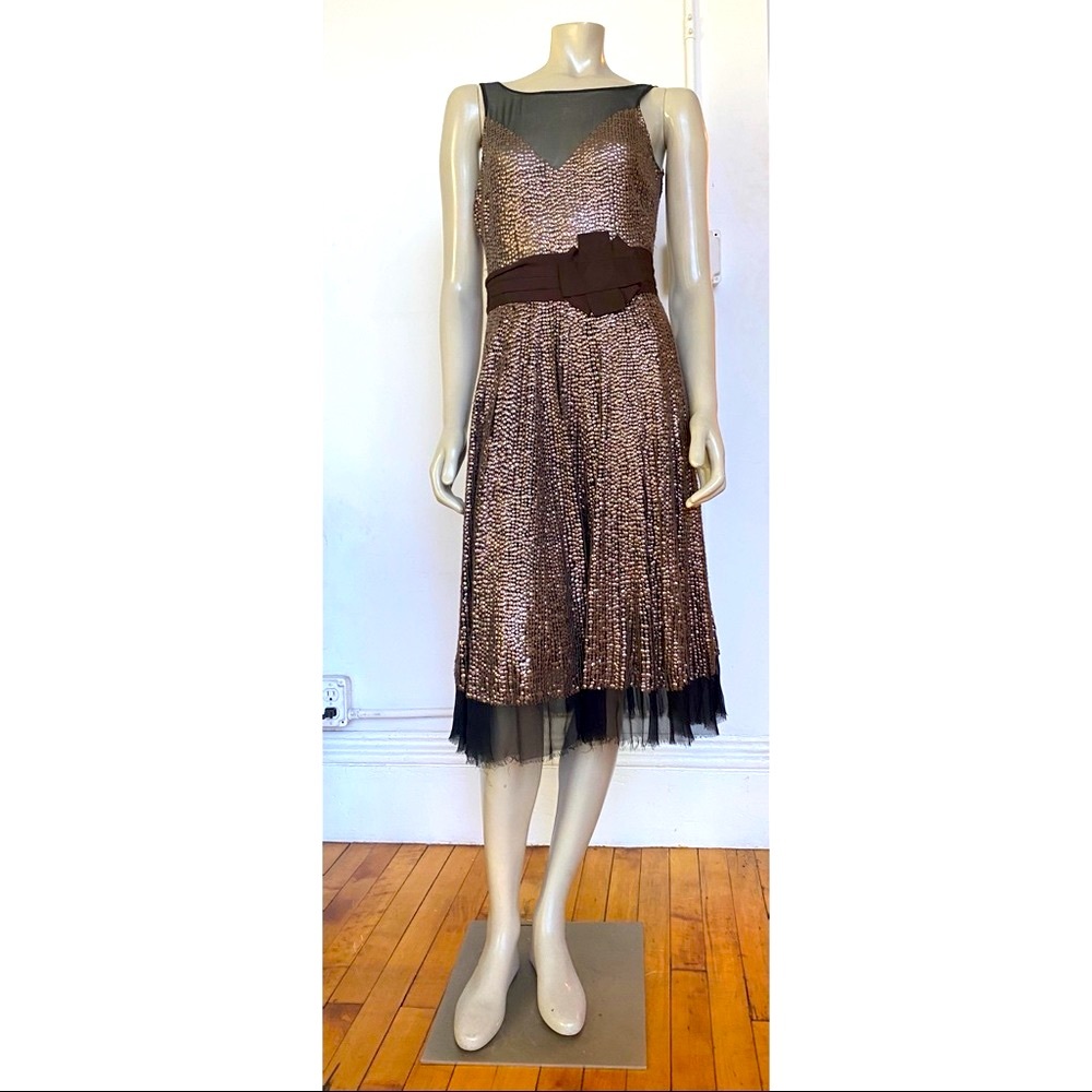 Vintage sequins cocktail and evening dress